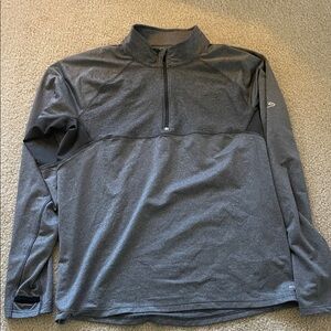 Champion Men's Dark Gray Quarter-Zip Jacket